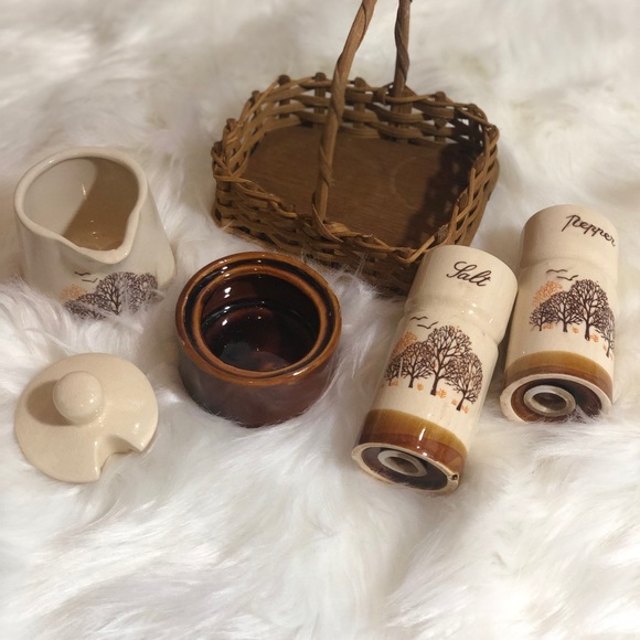 Vintage table set S&P cream & sugar - Picture 2 of 2